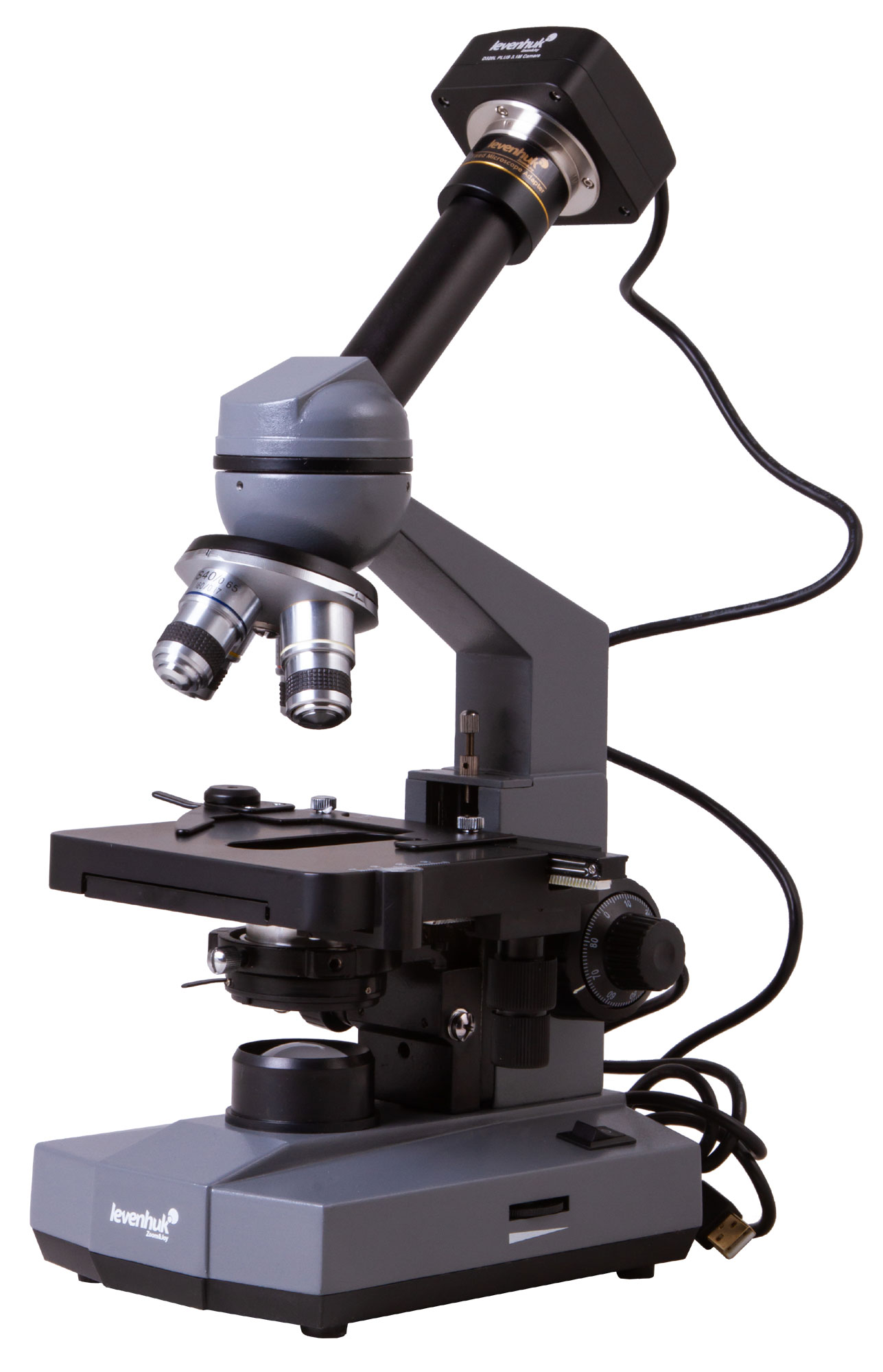 Микроскоп Levenhuk D320L PLUS, монокулярный